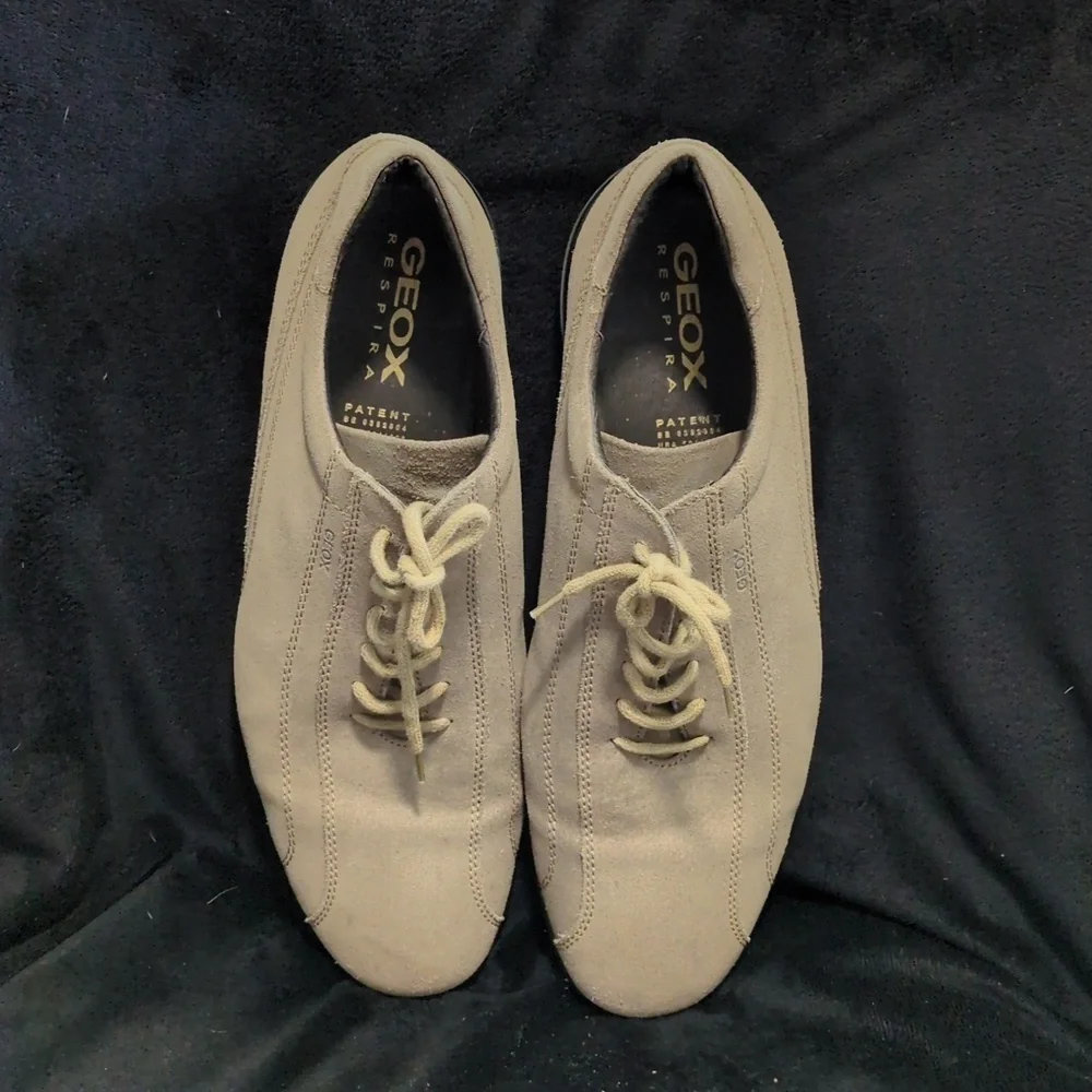 Geox Suede Casual Shoes sz 12/EU45 - Picture 2 of 4